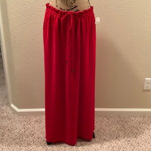 Women’s Faded Glory Red Maxi Skirt